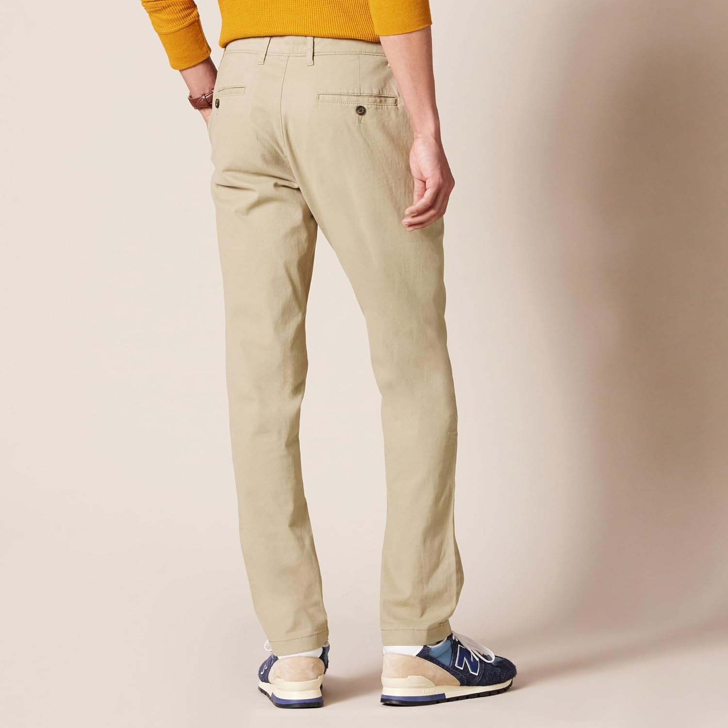 image:imageAmazon Essentials Mens Casual Stretch Chino PantTan