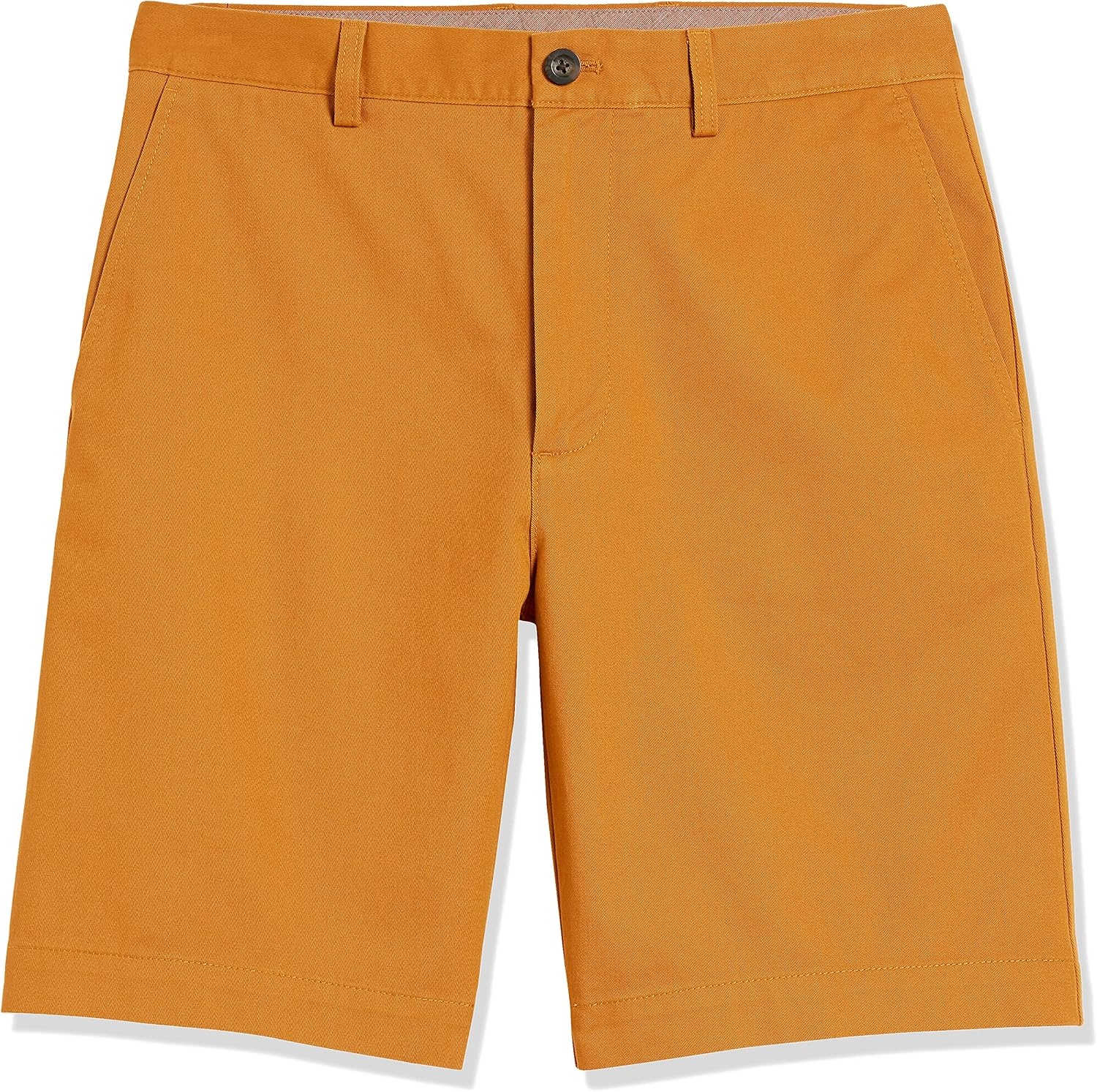 image:imageAmazon Essentials Mens ClassicFit 9 Cotton Twill Chino Shorts with ButtonThrough PocketsNutmeg