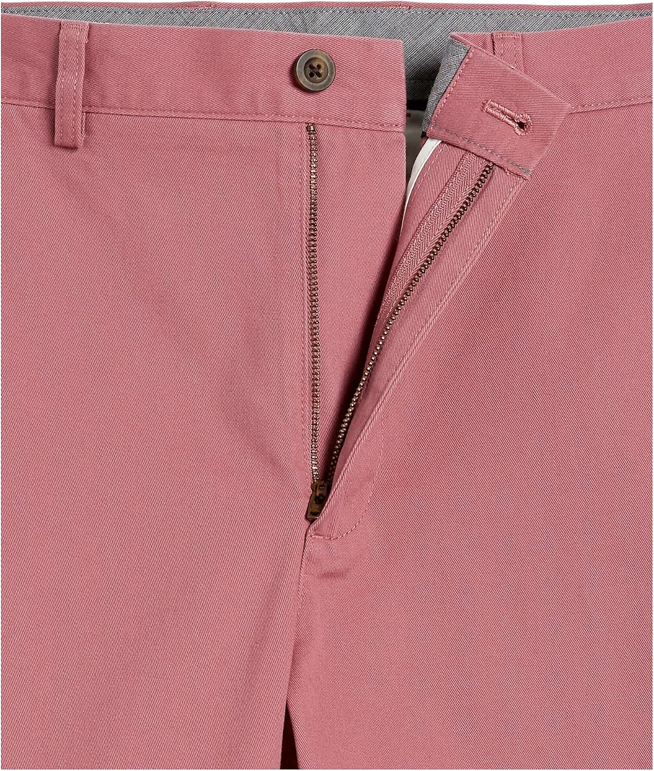 image:imageAmazon Essentials Mens ClassicFit 9 Cotton Twill Chino Shorts with ButtonThrough PocketsPink