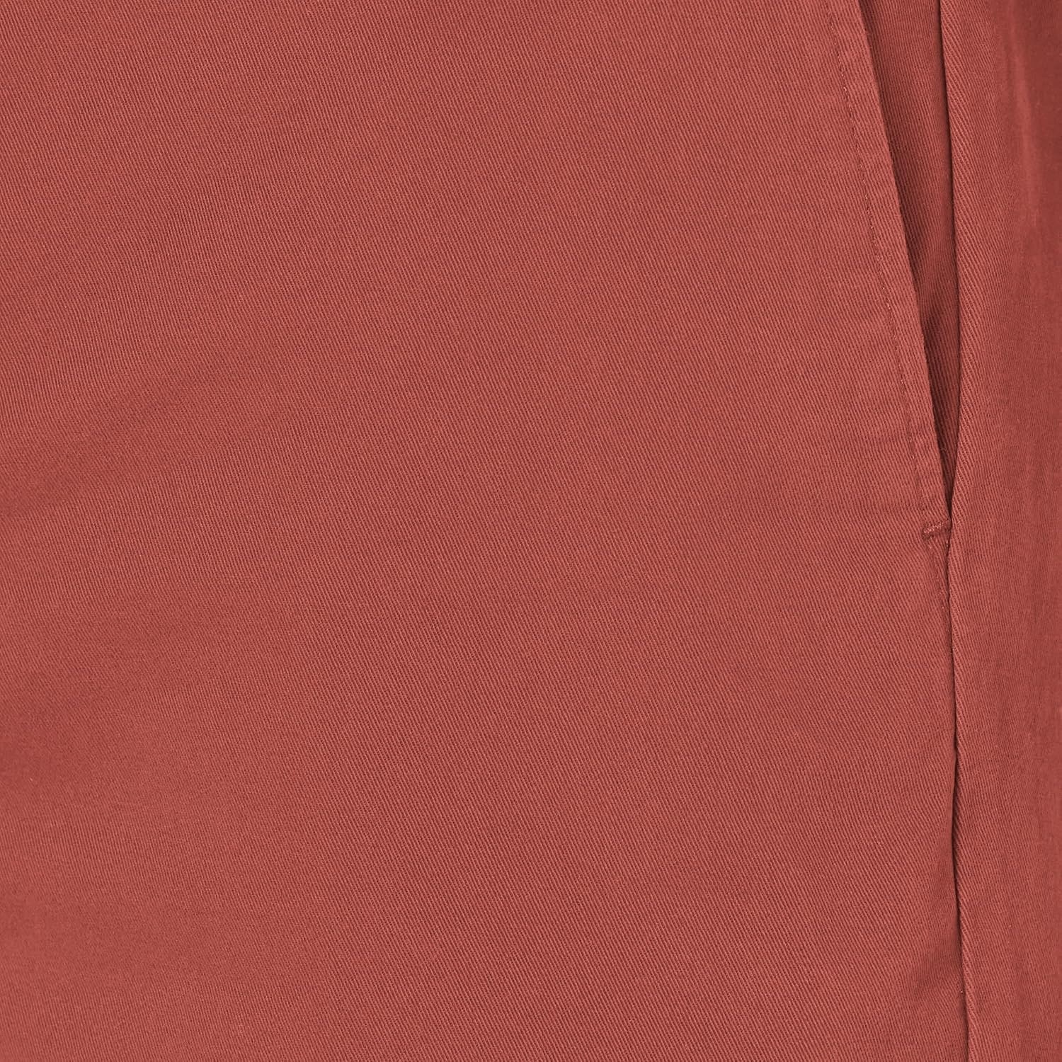 image:imageAmazon Essentials Mens ClassicFit 9 Cotton Twill Chino Shorts with ButtonThrough PocketsRust