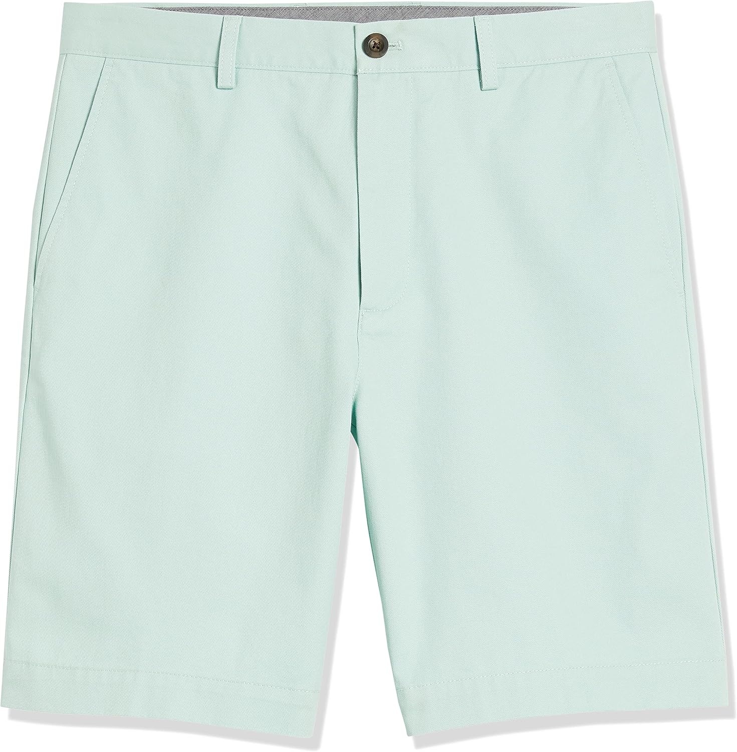 image:imageAmazon Essentials Mens ClassicFit 9 Cotton Twill Chino Shorts with ButtonThrough PocketsSea Green