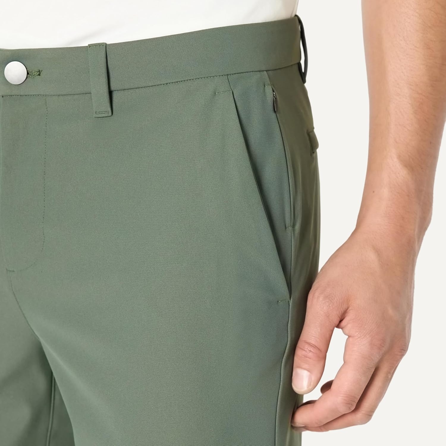 image:imageAmazon Essentials Mens Commuter PantsDark Green
