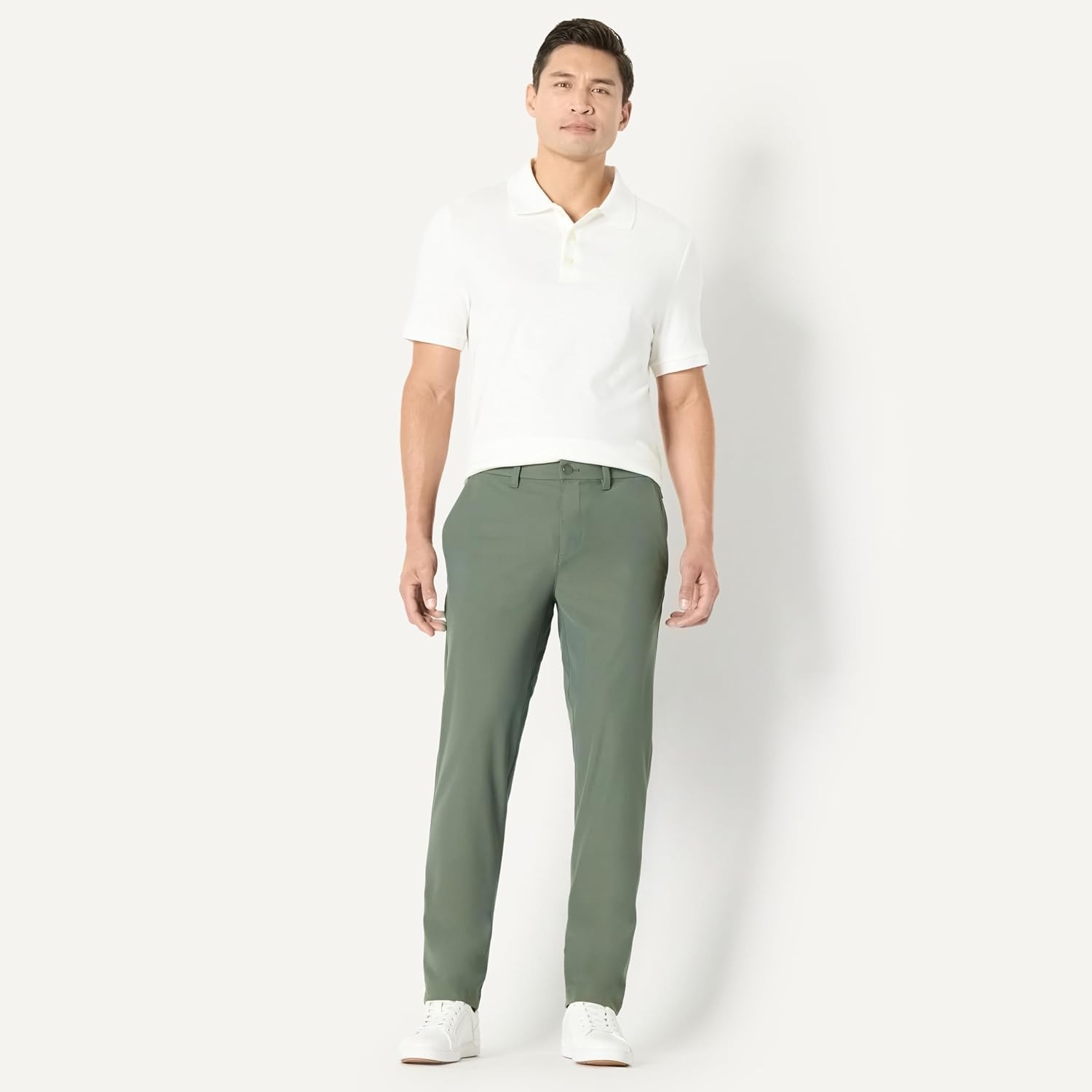 image:imageAmazon Essentials Mens Commuter PantsDark Green