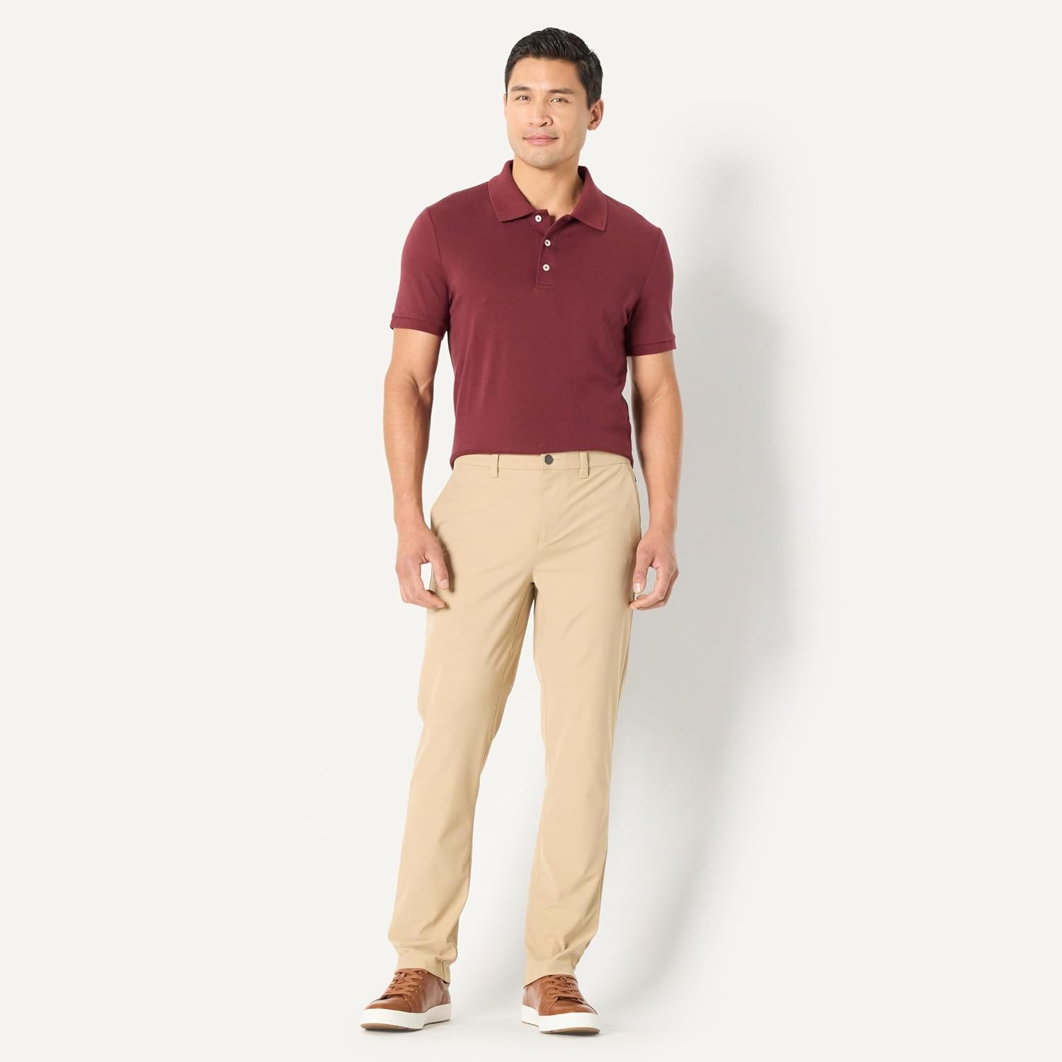 image:imageAmazon Essentials Mens Commuter PantsKhaki Tan