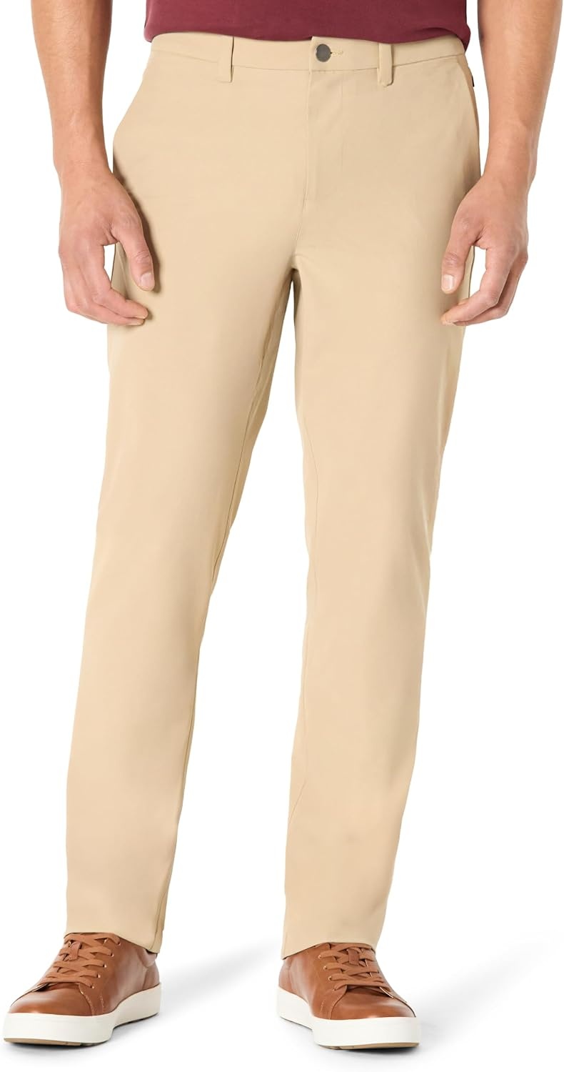 image:imageAmazon Essentials Mens Commuter PantsKhaki Tan