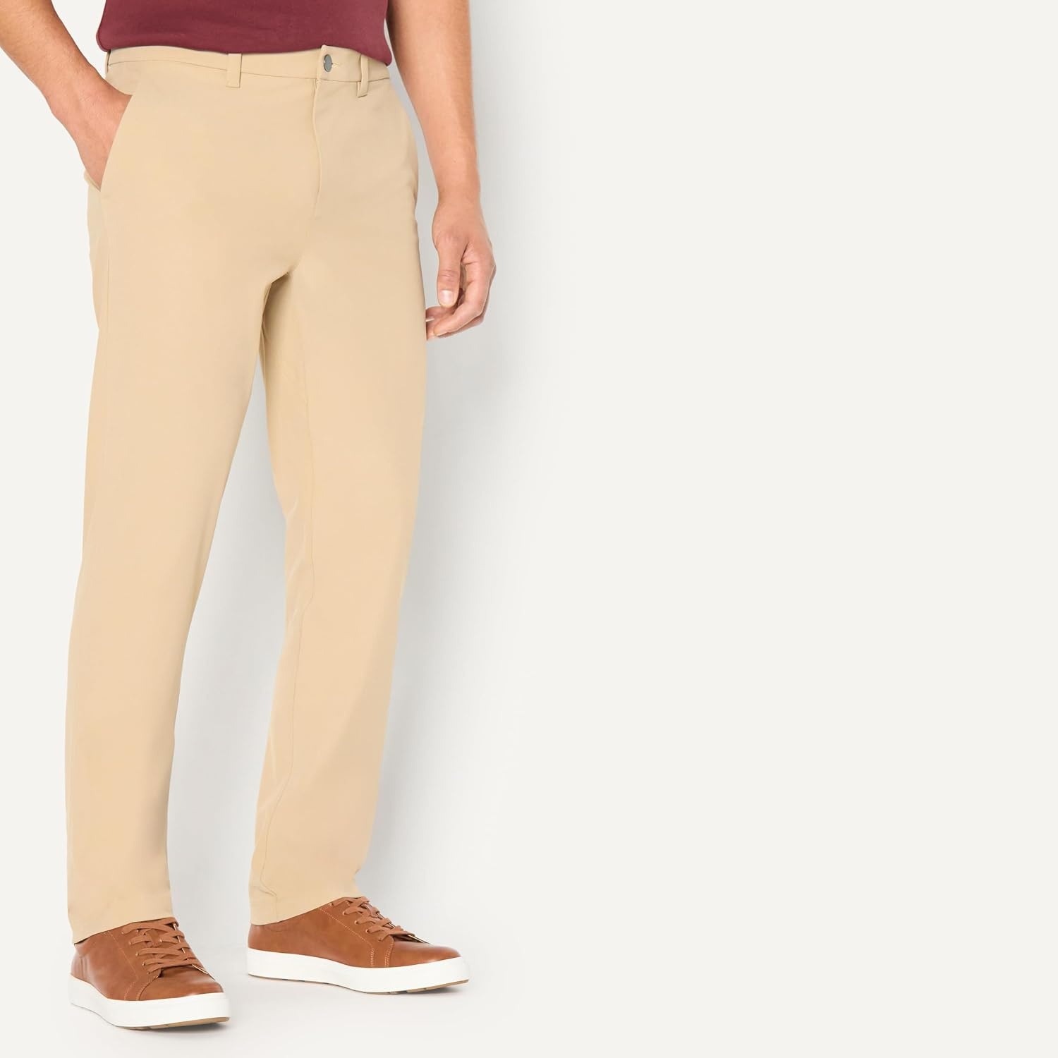 image:imageAmazon Essentials Mens Commuter PantsKhaki Tan