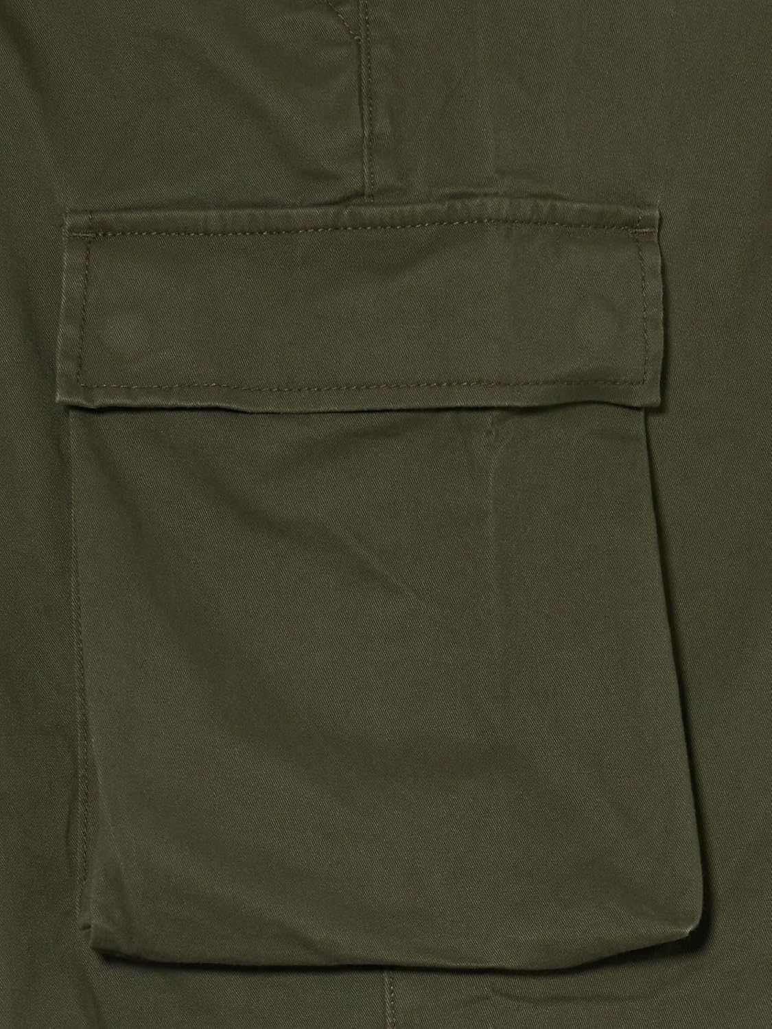 image:imageAmazon Essentials Mens DrawstringWaist RegularFit Cargo JoggerDark Olive