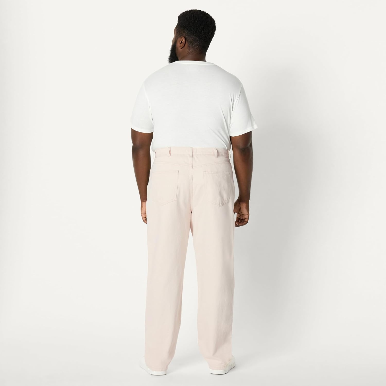 image:imageAmazon Essentials Mens Heavyweight Denim Rigid Loose Fit Jeans 5 Pocket Generously ProportionedEcru