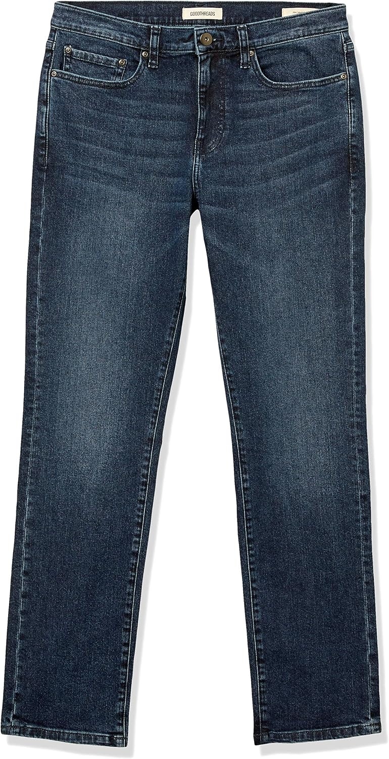 image:imageAmazon Essentials Mens Jeans Slim Fit Stretch Discontinued ColorsMedium Indigo