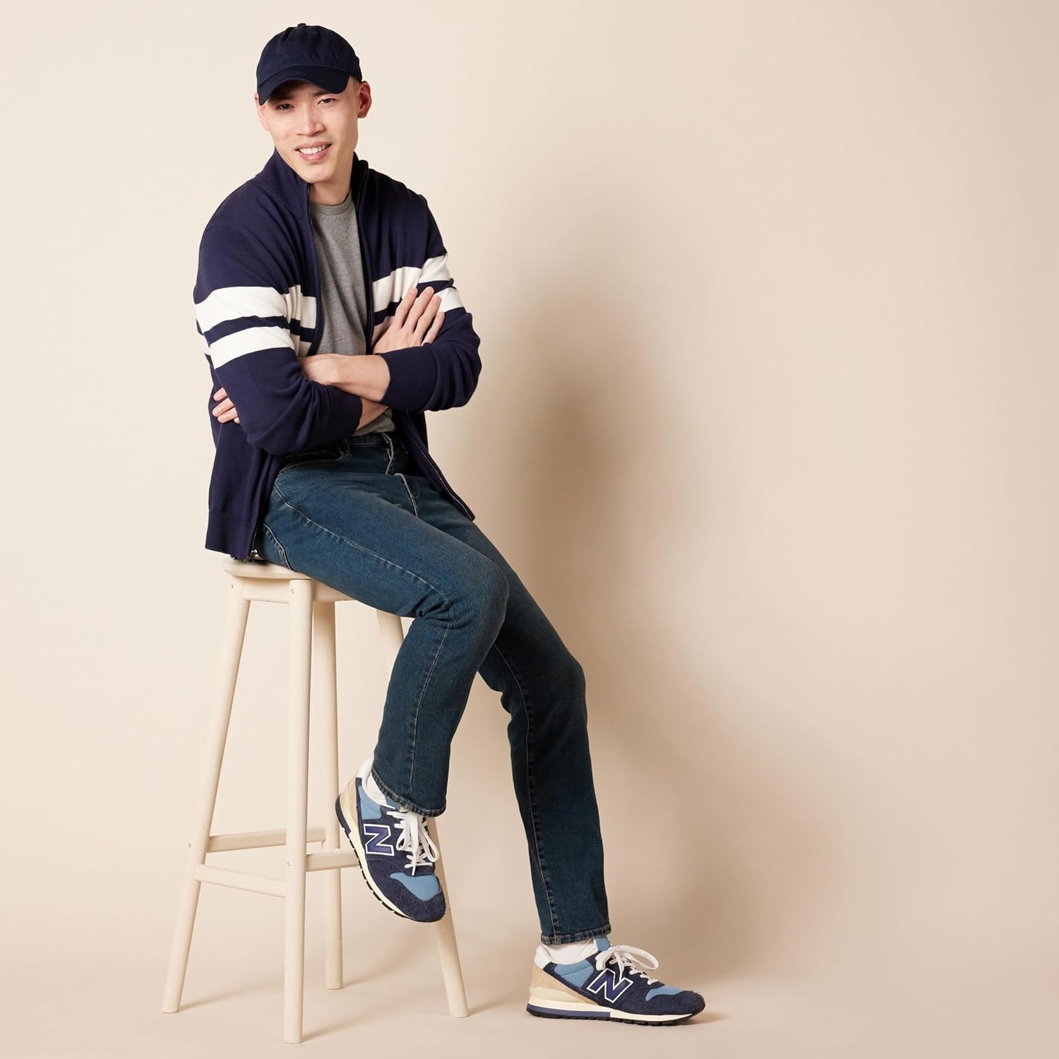 image:imageAmazon Essentials Mens Jeans Slim Fit Stretch Bootcut Discontinued ColorsDark Wash