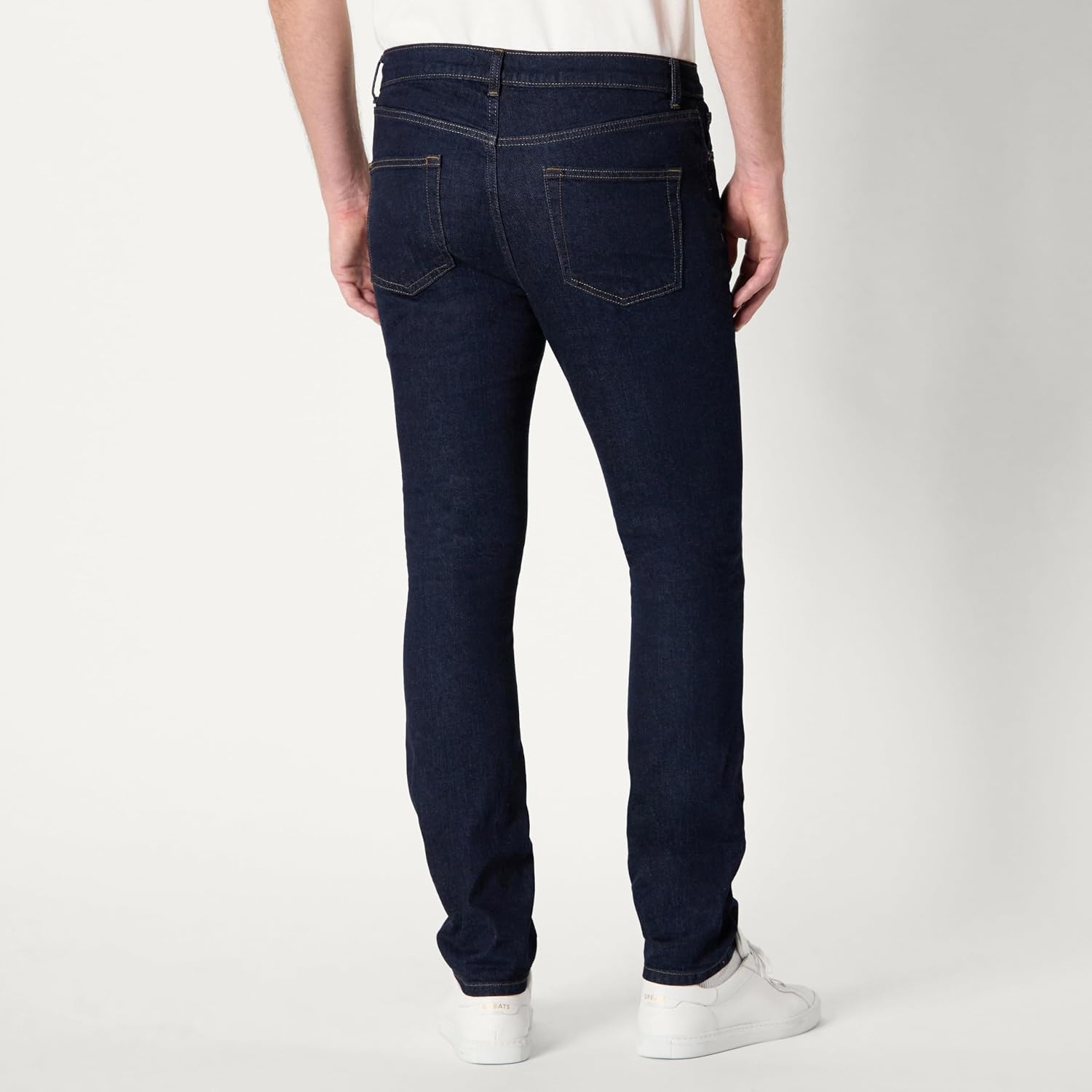 image:imageAmazon Essentials Mens Medium Stretch SkinnyFit JeansRinse