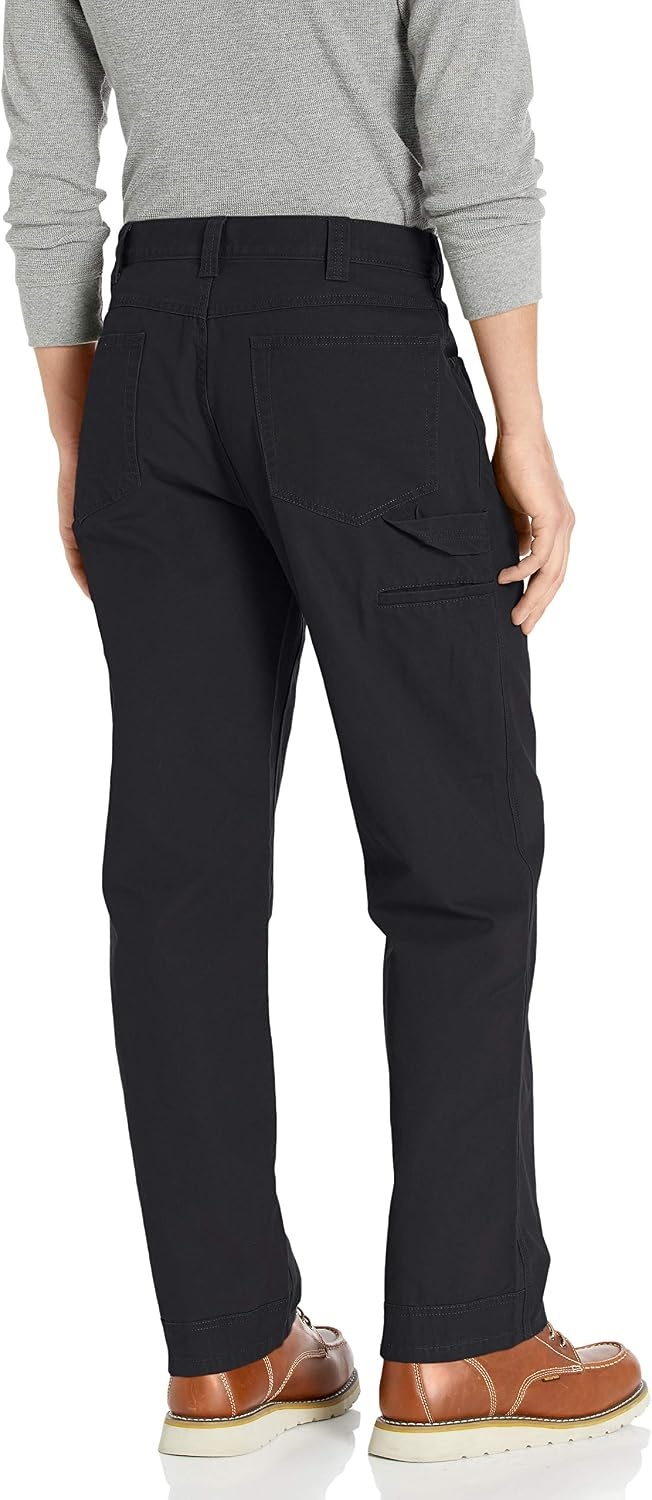 image:imageAmazon Essentials Mens RelaxedFit Carpenter Utility Pants with Tool Pockets Discontinued ColorsBlack