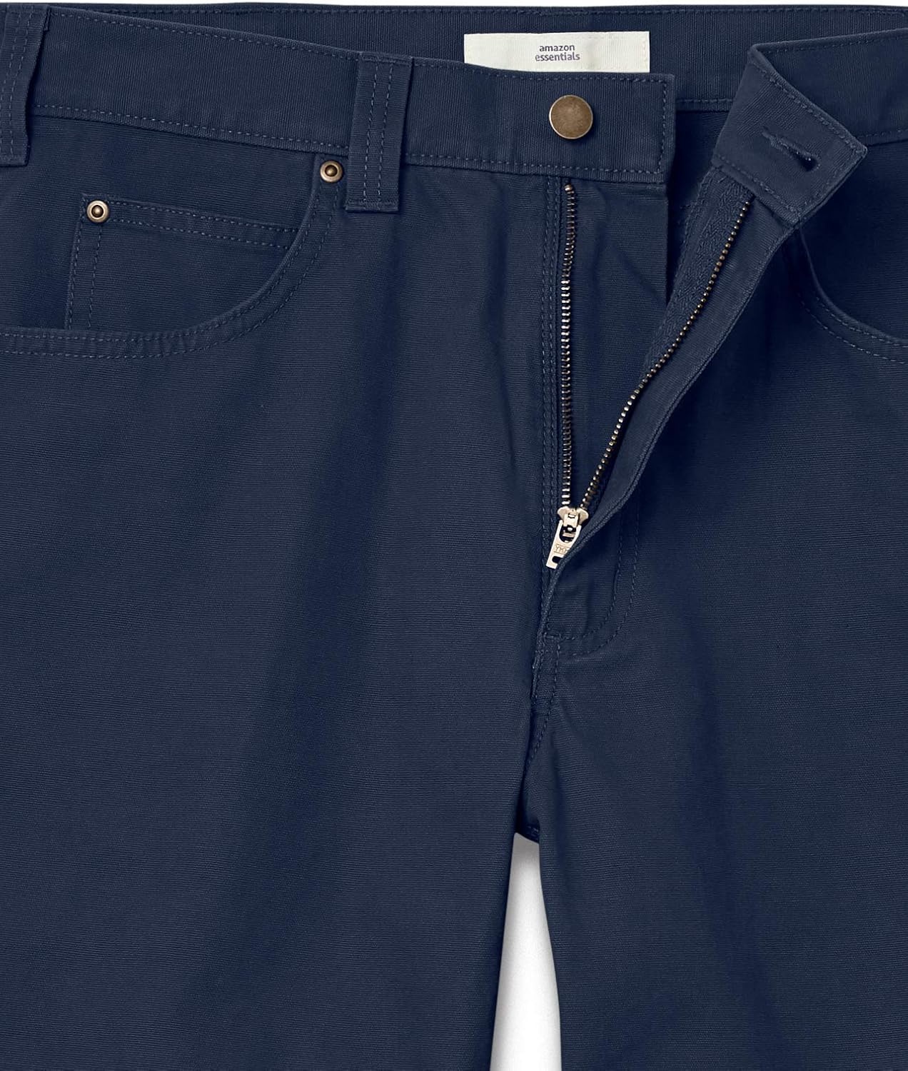 image:imageAmazon Essentials Mens RelaxedFit Carpenter Utility Pants with Tool Pockets Discontinued ColorsNavy