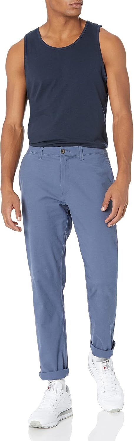 image:imageAmazon Essentials Mens RelaxedFit Carpenter Utility Pants with Tool Pockets Discontinued ColorsNavy