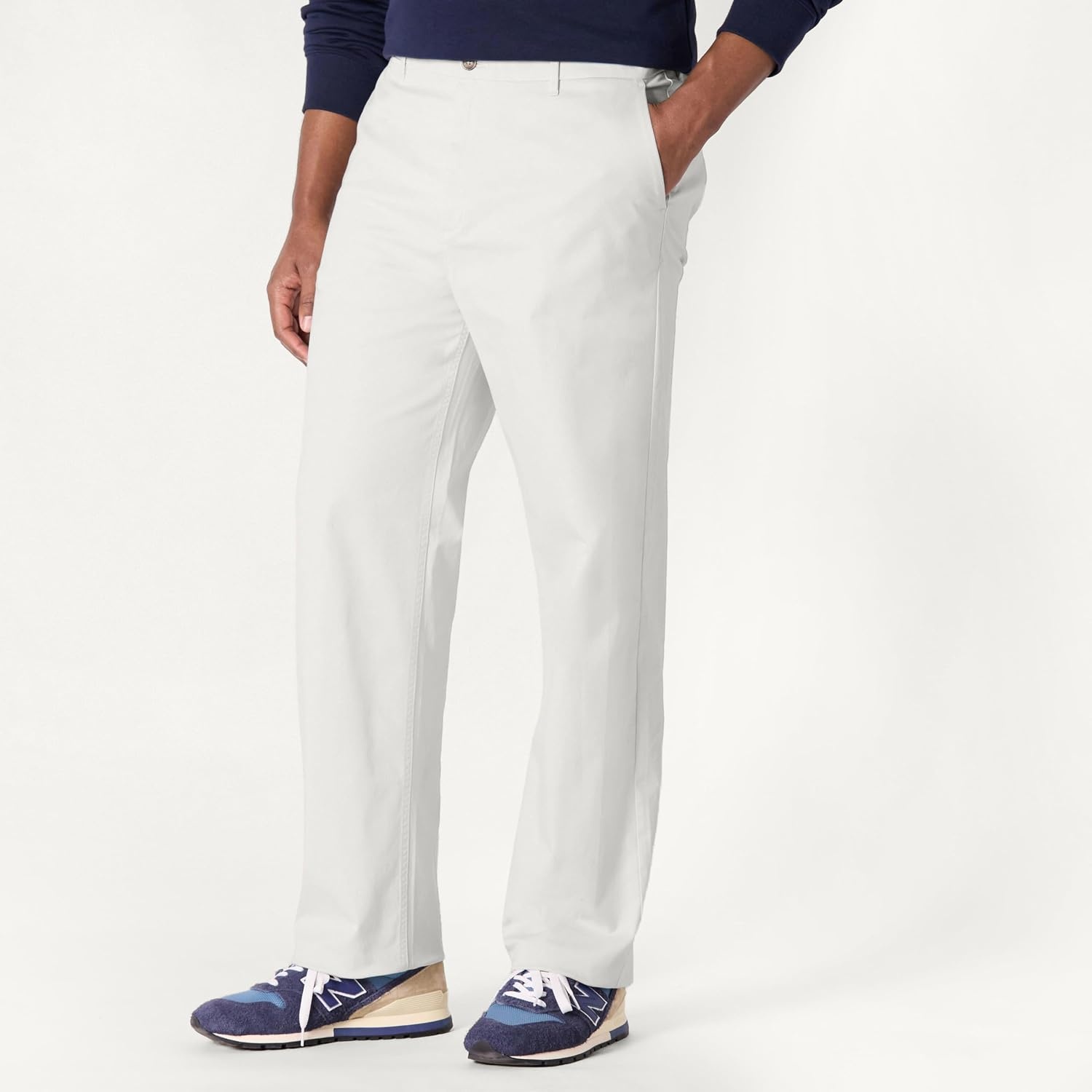 image:imageAmazon Essentials Mens RelaxedFit Cotton Chino PantStone