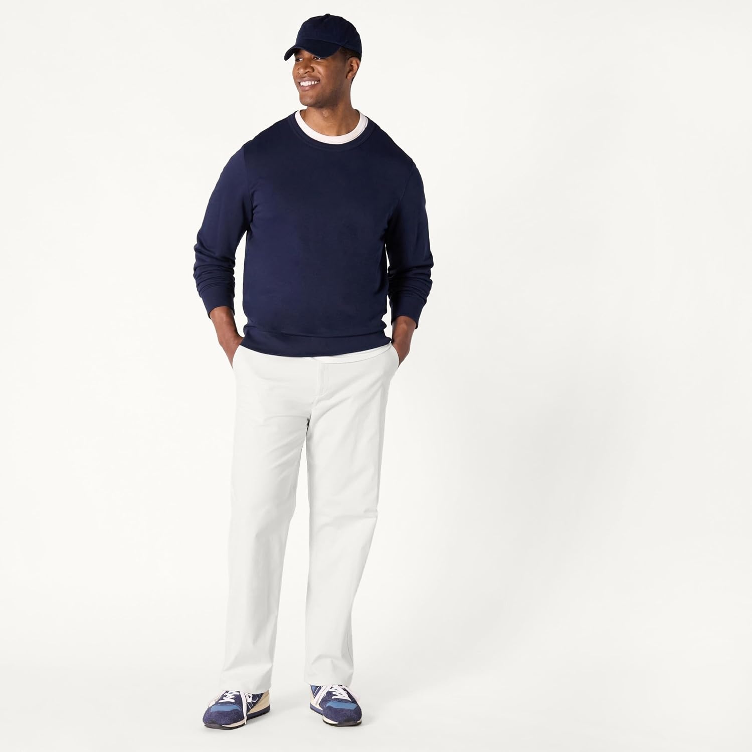 image:imageAmazon Essentials Mens RelaxedFit Cotton Chino PantStone