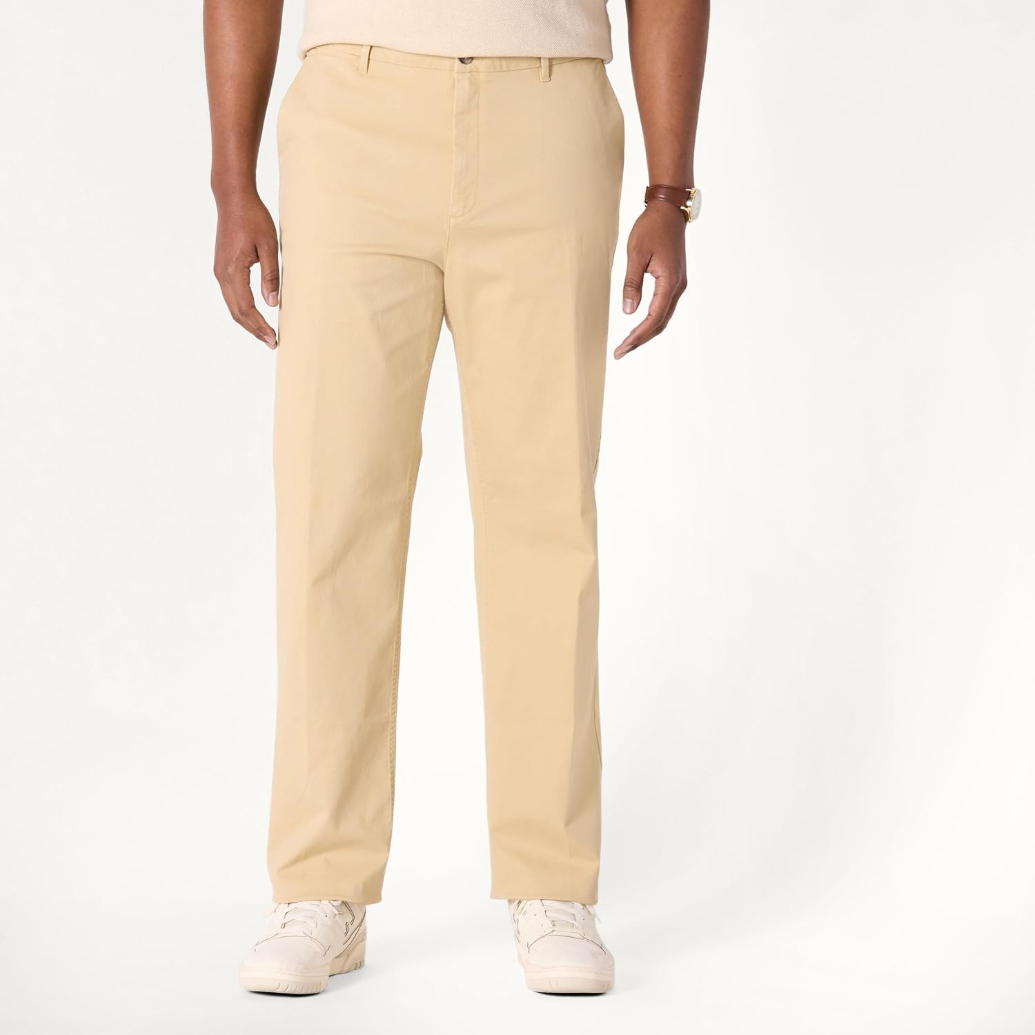 image:imageAmazon Essentials Mens RelaxedFit Cotton Chino PantTan