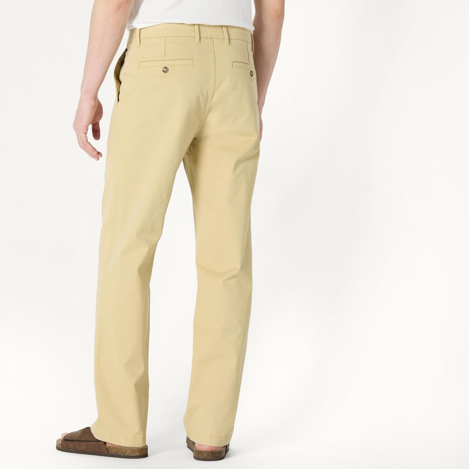 image:imageAmazon Essentials Mens RelaxedFit Cotton Chino PantTan