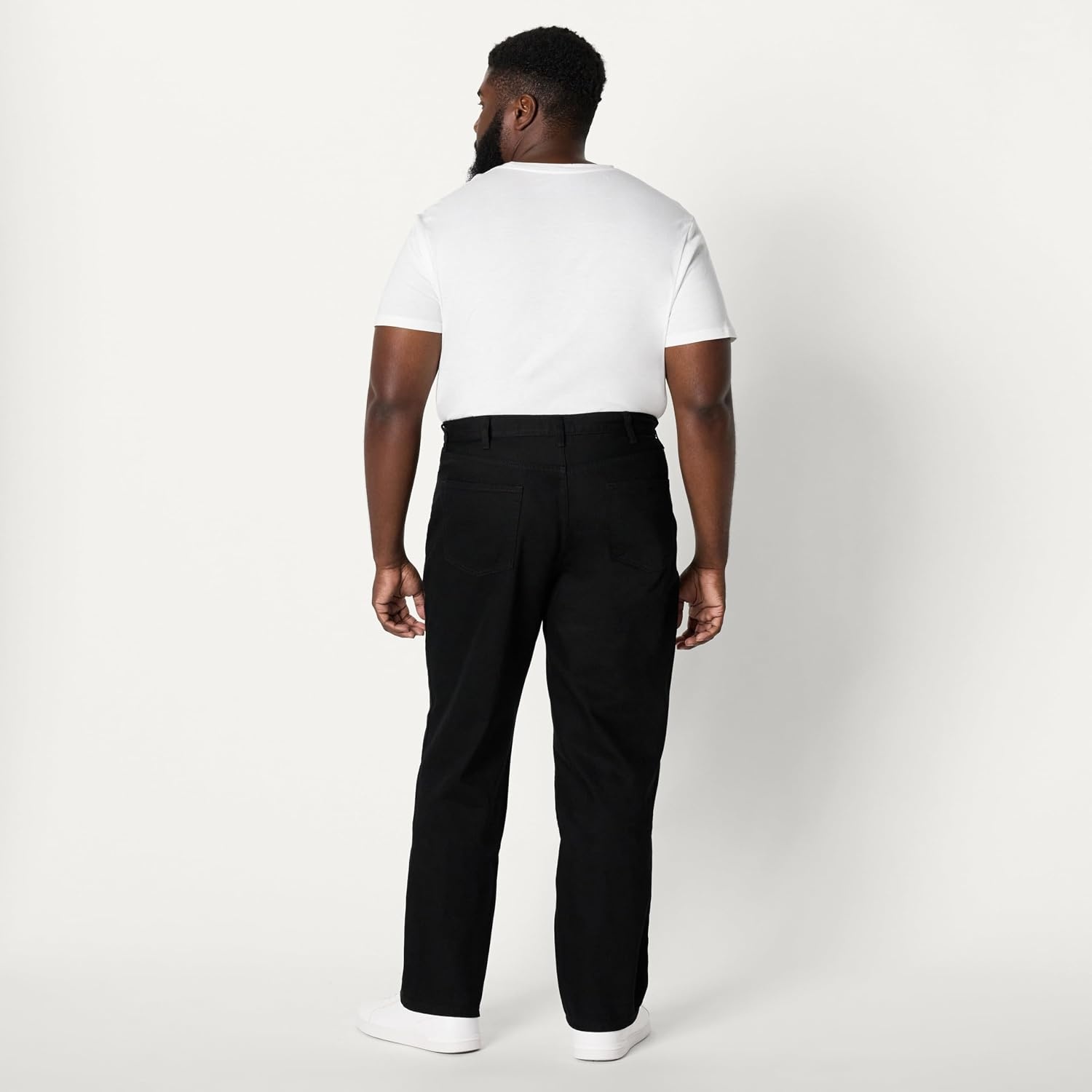image:imageAmazon Essentials Mens RelaxedFit JeansBlack