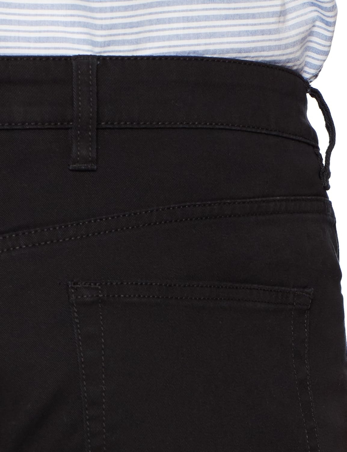 image:imageAmazon Essentials Mens SkinnyFit 5Pocket Stretch Twill Chino PantsBlack
