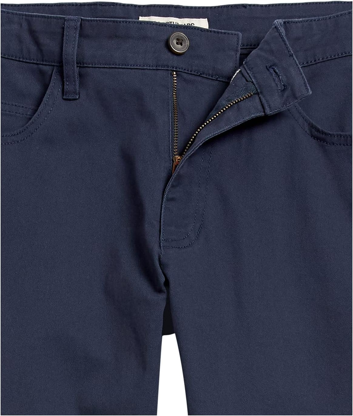 image:imageAmazon Essentials Mens SkinnyFit 5Pocket Stretch Twill Chino PantsNavy