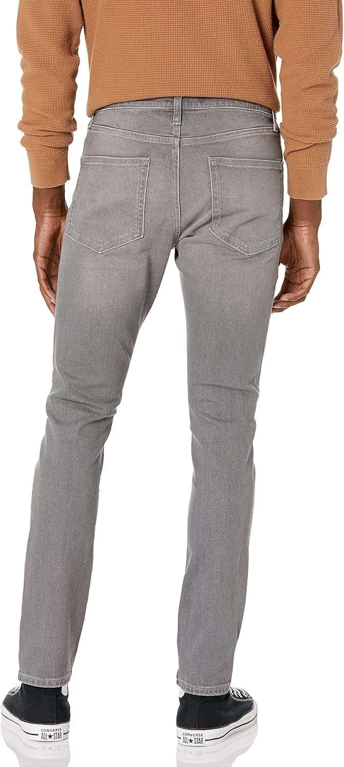 image:imageAmazon Essentials Mens SkinnyFit Comfort Stretch Denim Jeans Discontinued ColorsGrey