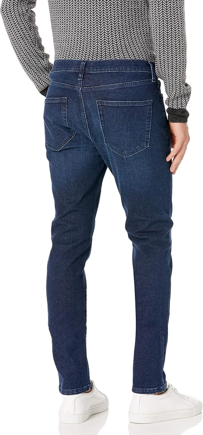 image:imageAmazon Essentials Mens SkinnyFit Comfort Stretch Denim Jeans Discontinued ColorsSanded Indigo