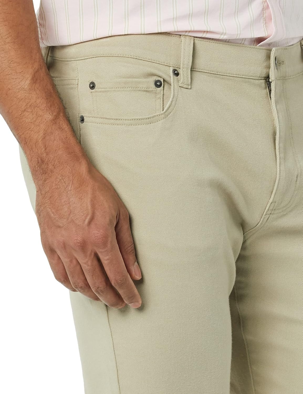image:imageAmazon Essentials Mens SkinnyFit Stretch Jean Discontinued ColorsLight Khaki Brown