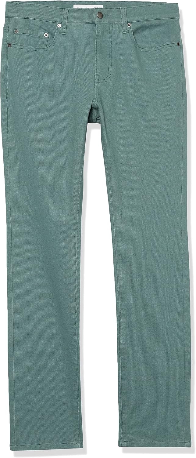 image:imageAmazon Essentials Mens SkinnyFit Stretch Jean Discontinued ColorsSage Green