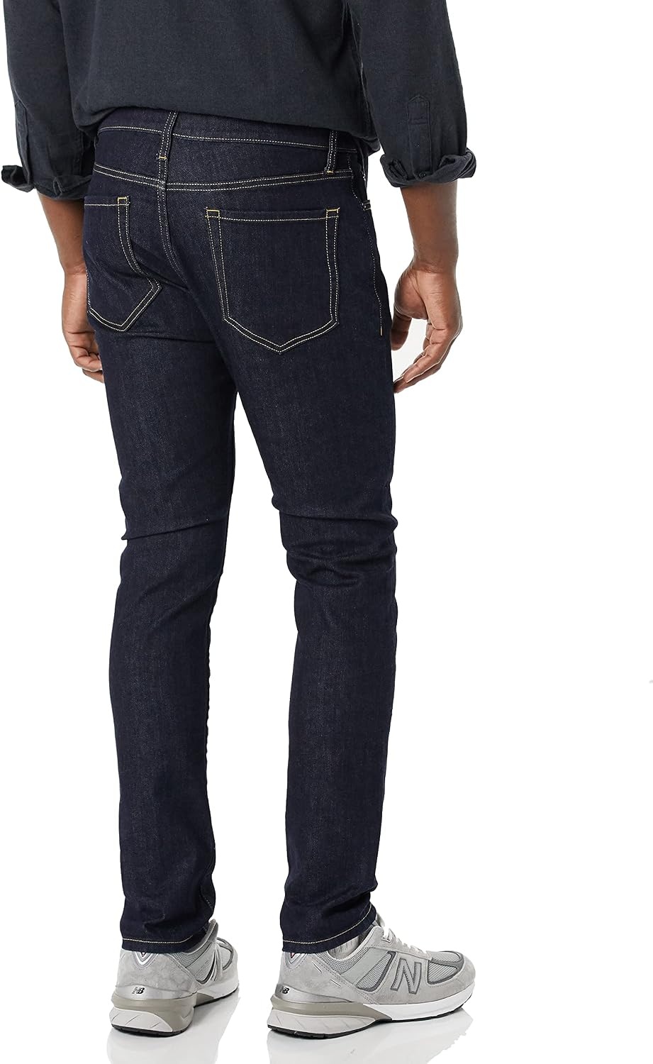 image:imageAmazon Essentials Mens Skinnyfit High Stretch Jean Discontinued ColorsRinse