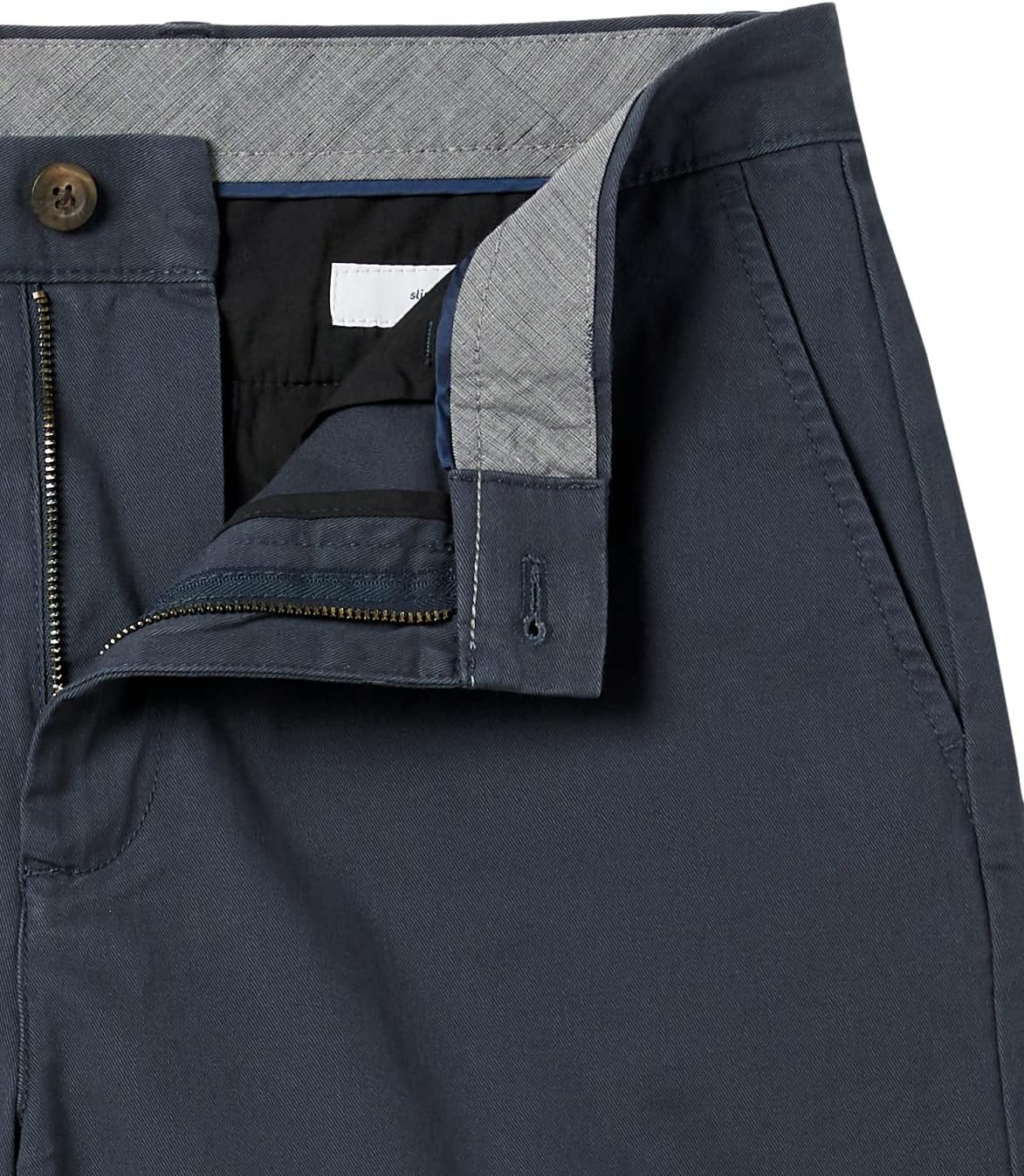 image:imageAmazon Essentials Mens SlimFit 7 Chino ShortsDark Navy