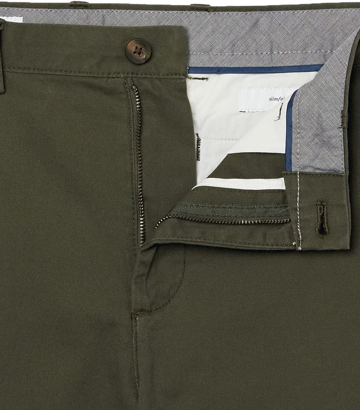 image:imageAmazon Essentials Mens SlimFit 7 Chino ShortsOlive