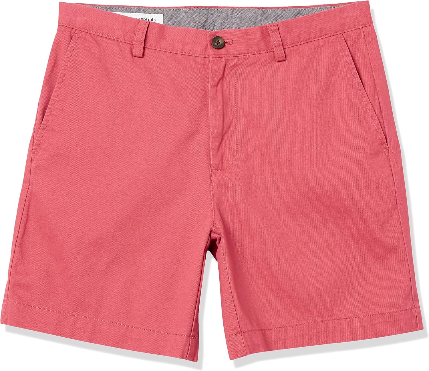 image:imageAmazon Essentials Mens SlimFit 7 Chino ShortsRaspberry Red