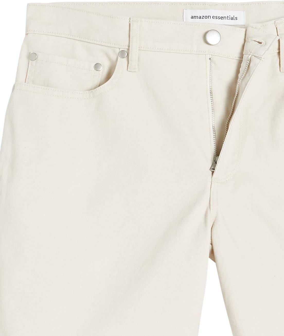 image:imageAmazon Essentials Mens SlimFit 7 Inseam Stretch 5Pocket Shorts with Tapered LegStone