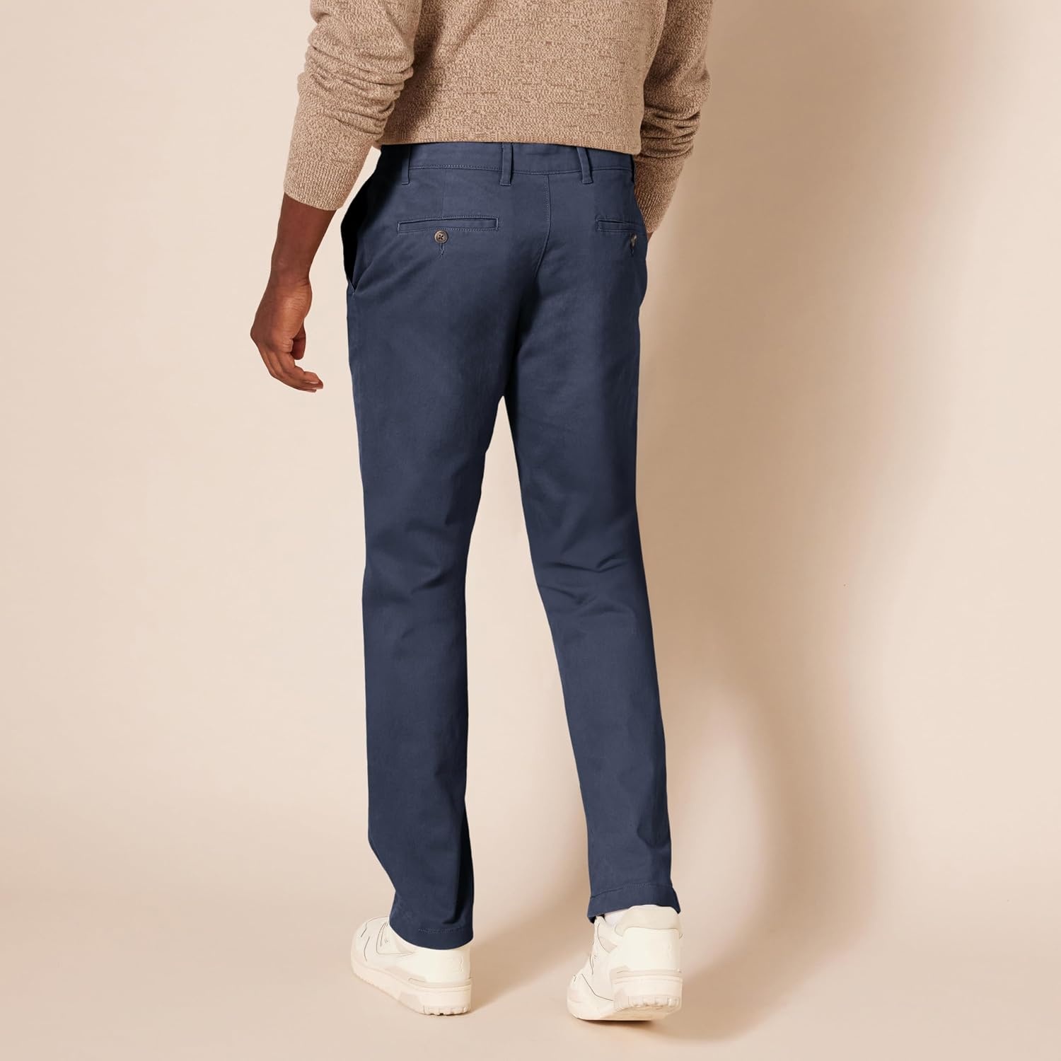 image:imageAmazon Essentials Mens SlimFit AllDay Stretch Casual Chino PantDark Navy
