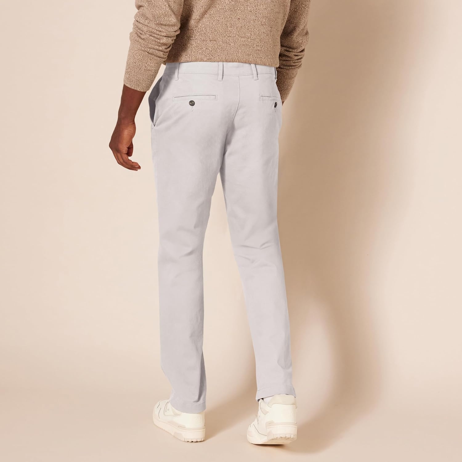 image:imageAmazon Essentials Mens SlimFit AllDay Stretch Casual Chino PantGrey