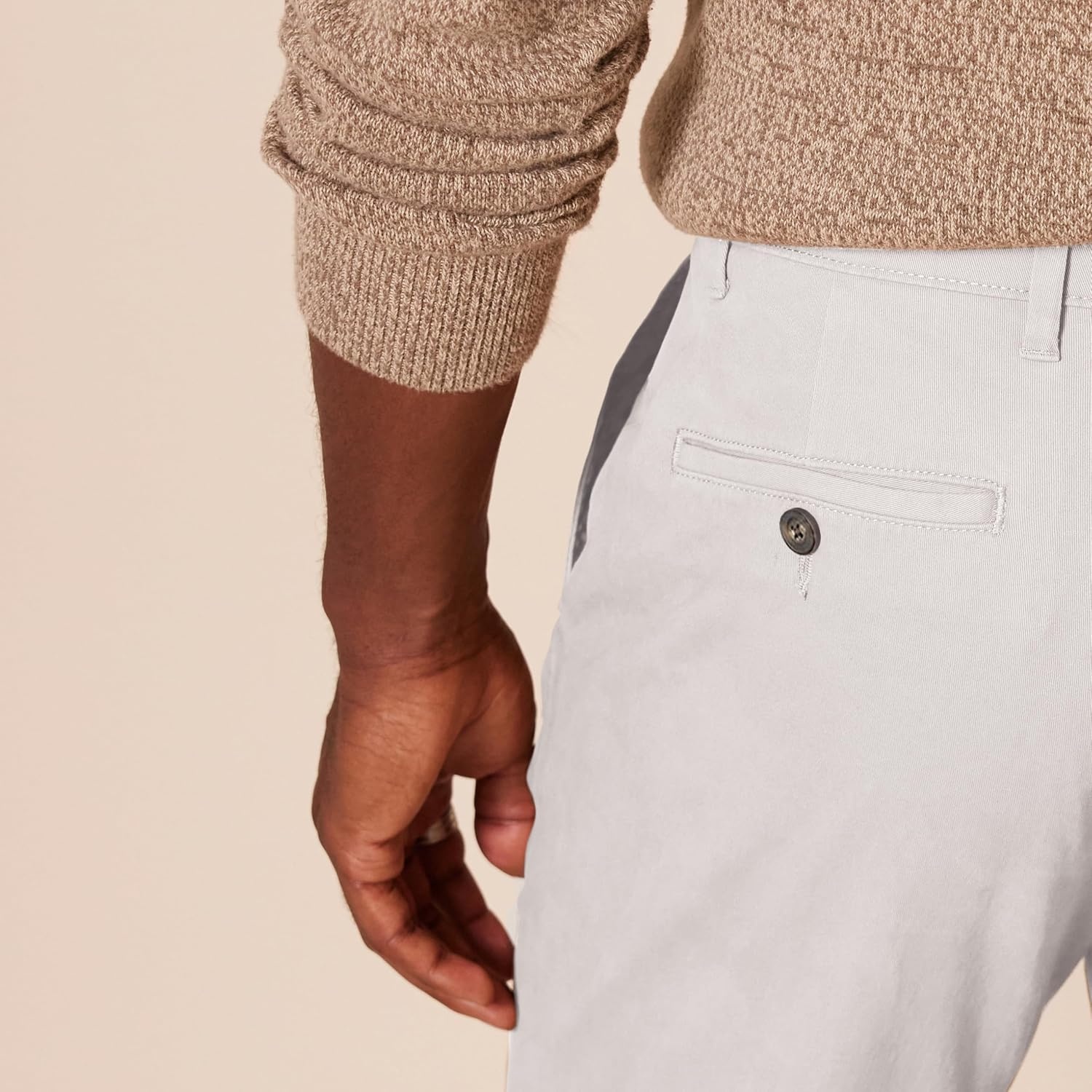 image:imageAmazon Essentials Mens SlimFit AllDay Stretch Casual Chino PantGrey