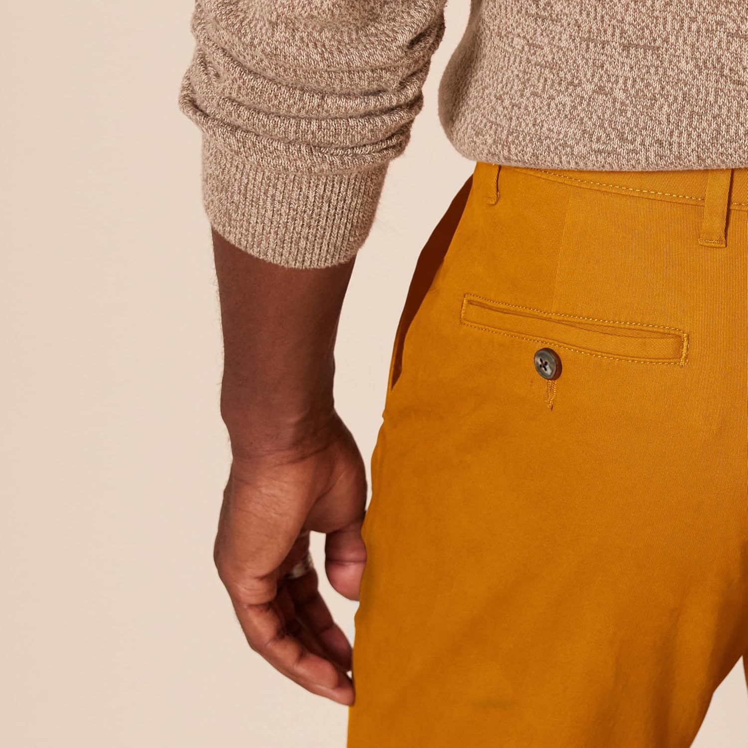 image:imageAmazon Essentials Mens SlimFit AllDay Stretch Casual Chino PantNutmeg
