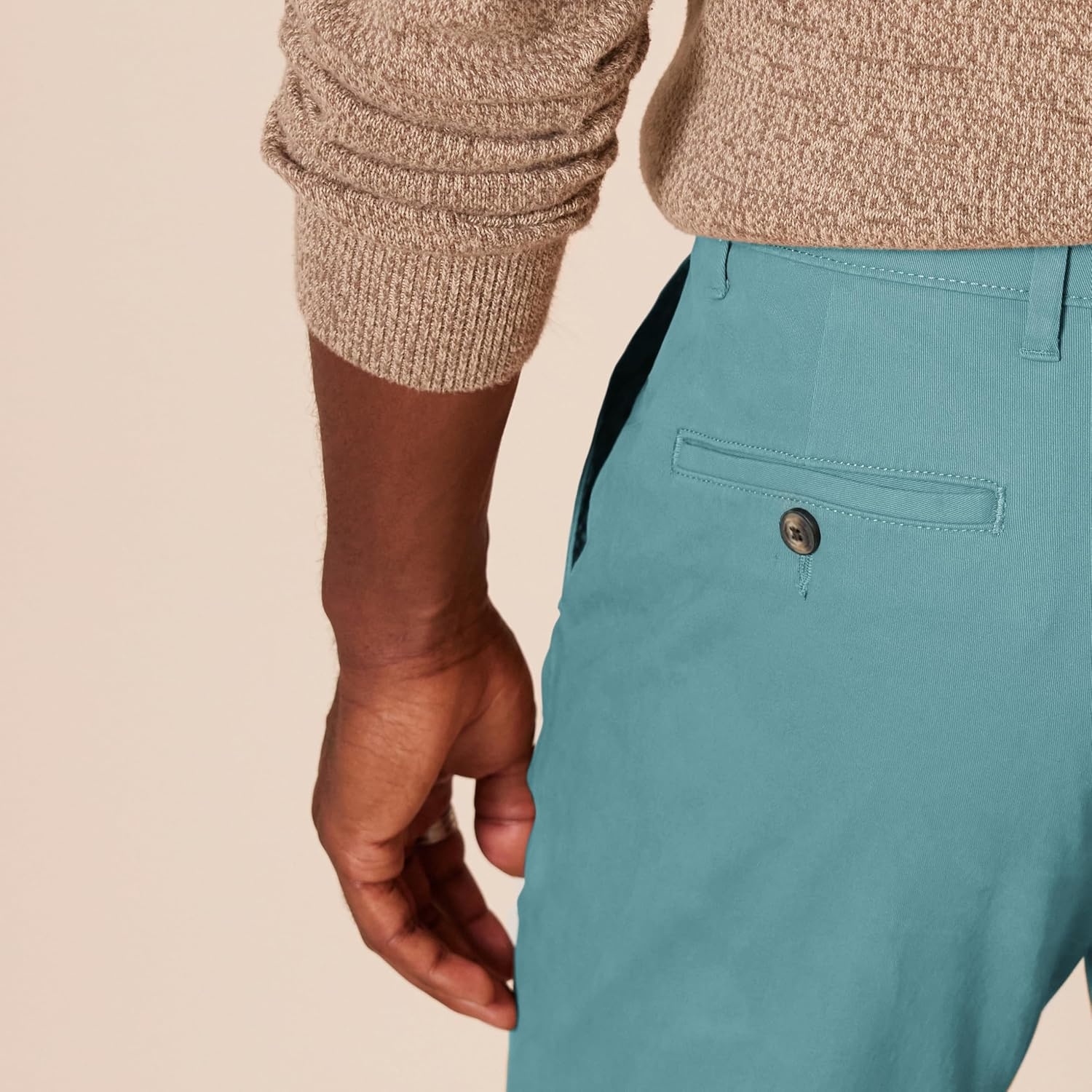 image:imageAmazon Essentials Mens SlimFit AllDay Stretch Casual Chino PantSage Green