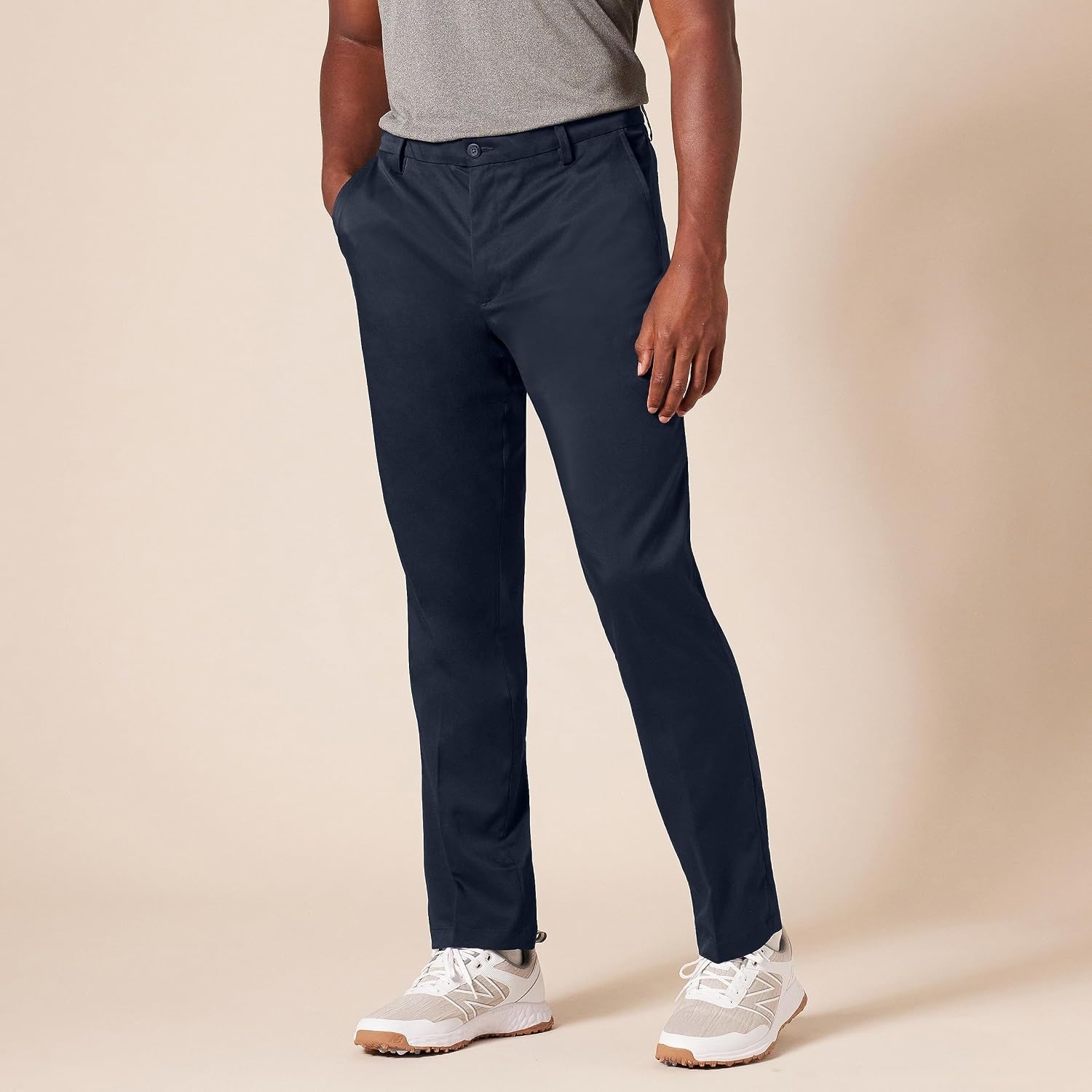 image:imageAmazon Essentials Mens SlimFit AllDay Stretch Golf PantNavy