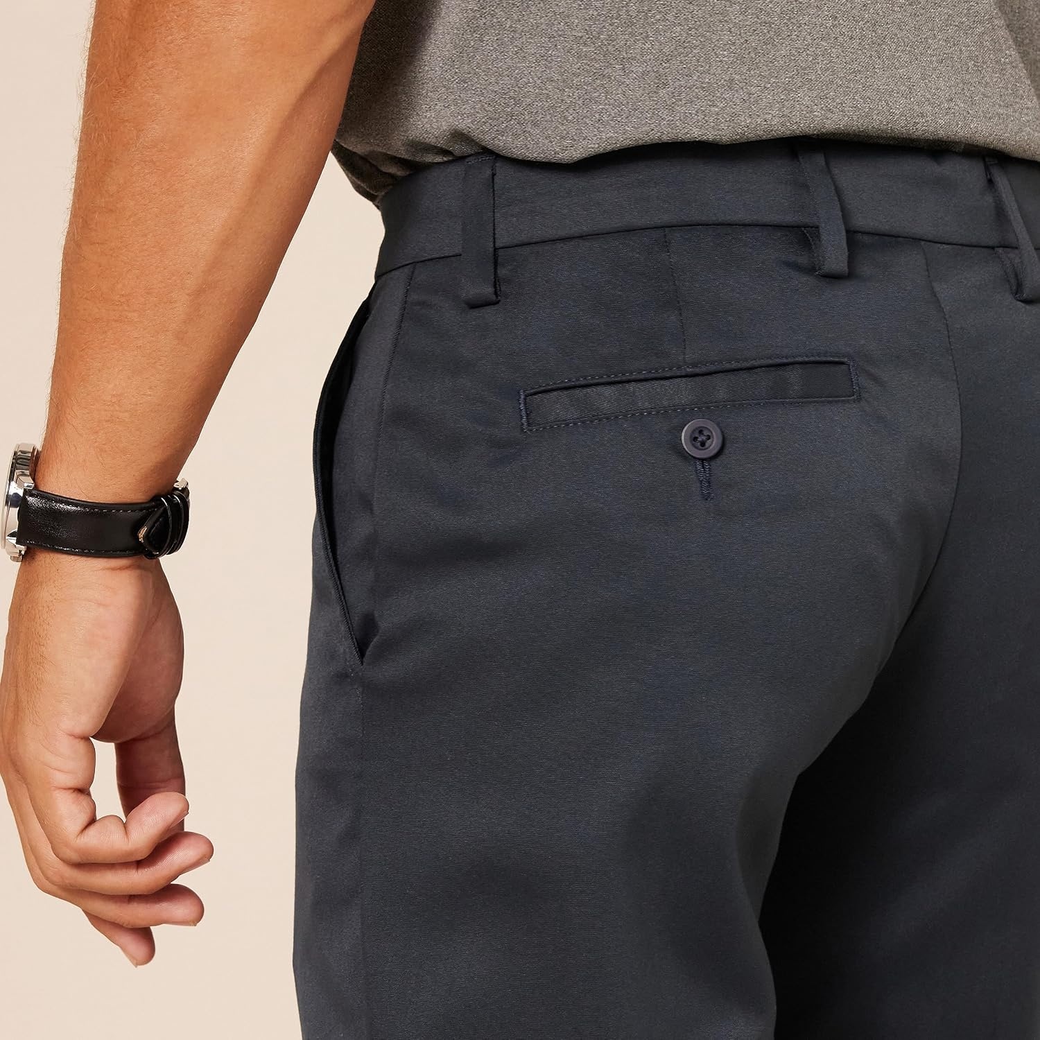 image:imageAmazon Essentials Mens SlimFit AllDay Stretch Golf PantNavy