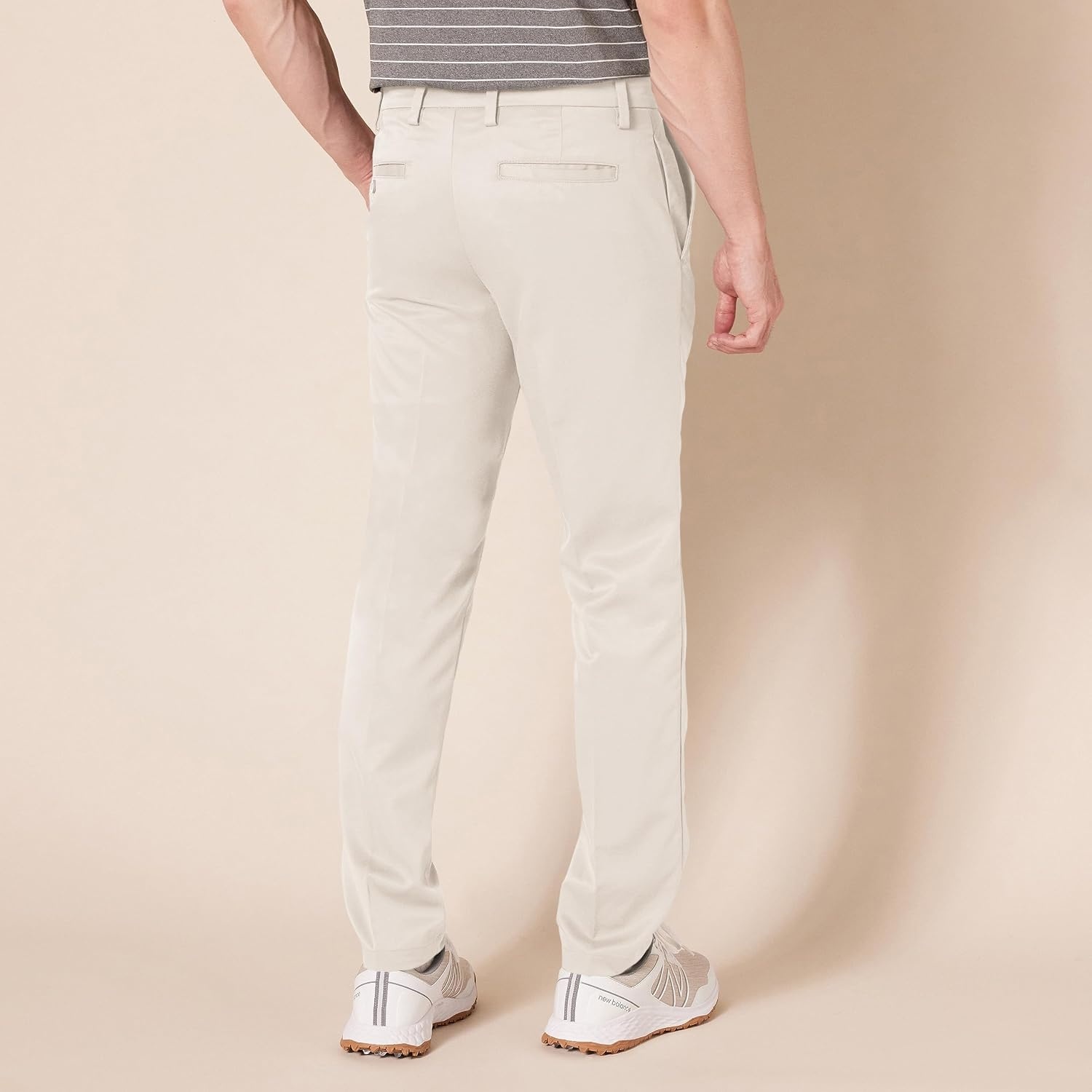 image:imageAmazon Essentials Mens SlimFit AllDay Stretch Golf PantStone