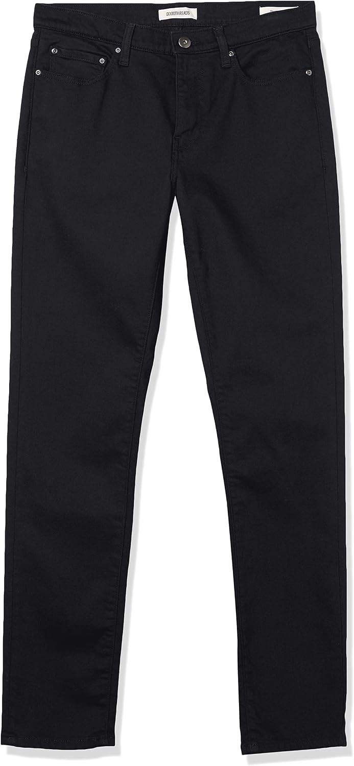 image:imageAmazon Essentials Mens SlimFit Comfort Stretch Jeans Discontinued ColorsBlack