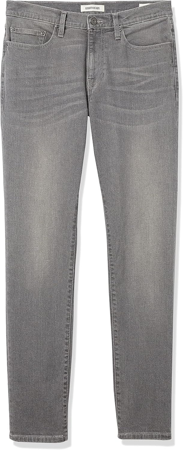 image:imageAmazon Essentials Mens SlimFit Comfort Stretch Jeans Discontinued ColorsGrey