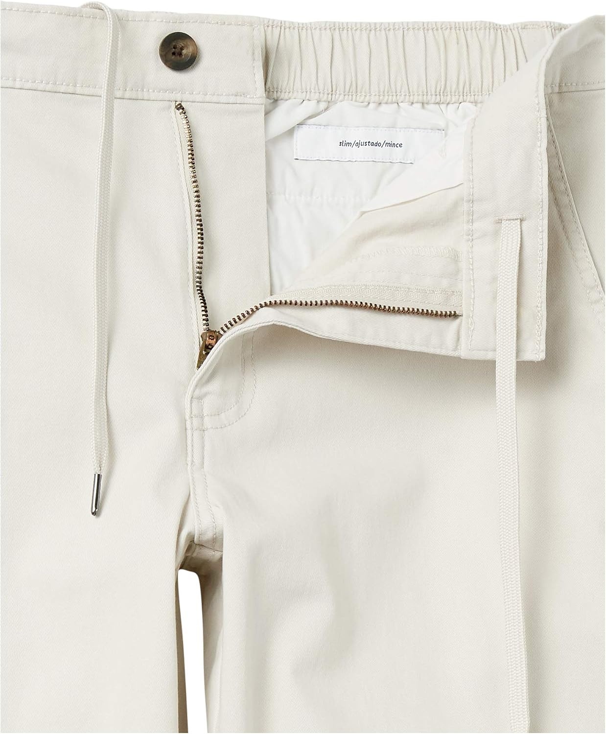 image:imageAmazon Essentials Mens SlimFit Cotton Joggers BreathableStone