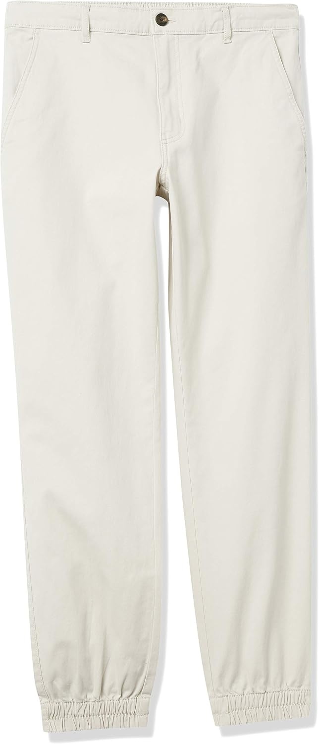 image:imageAmazon Essentials Mens SlimFit Cotton Joggers BreathableStone