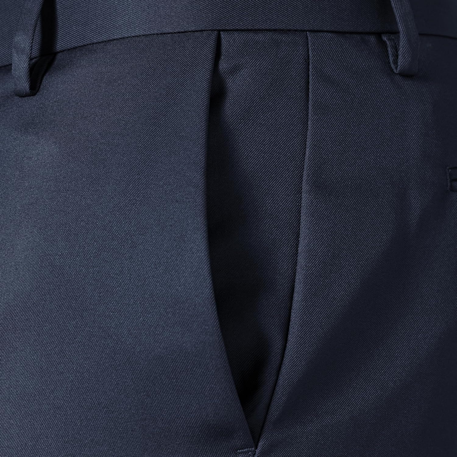 image:imageAmazon Essentials Mens SlimFit FlatFront Dress PantNavy