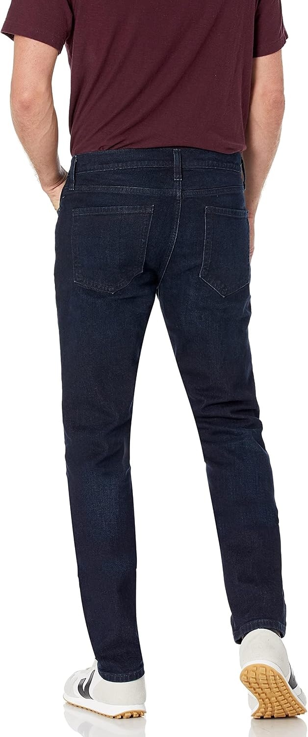 image:imageAmazon Essentials Mens SlimFit Jeans Discontinued ColorsBlue Overdyed