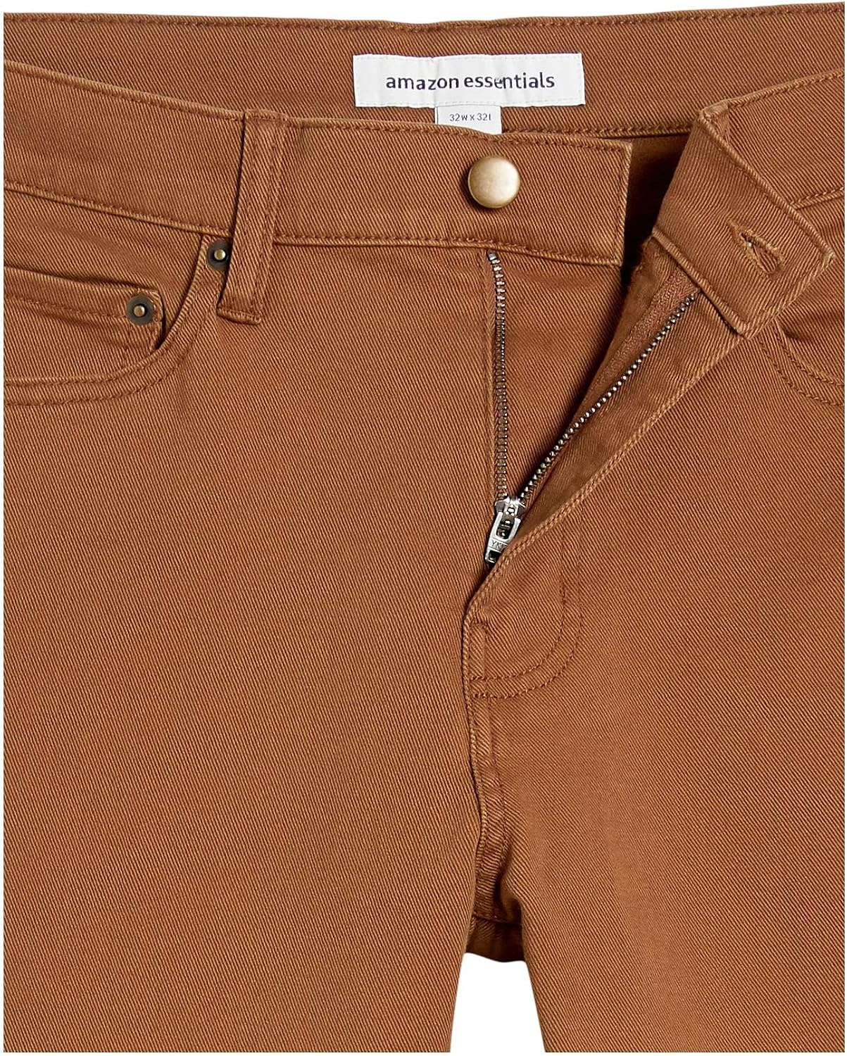 image:imageAmazon Essentials Mens SlimFit Jeans Discontinued ColorsDark Khaki