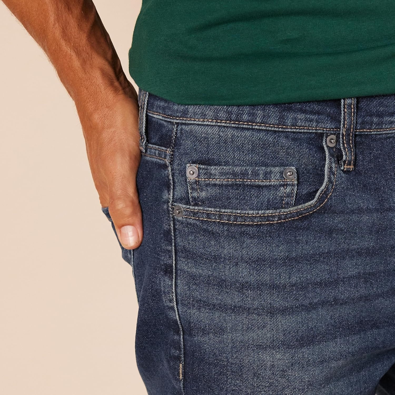 image:imageAmazon Essentials Mens SlimFit Jeans Discontinued ColorsDark Wash